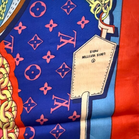 Louis Vuitton Silk Scarf NWT - Picture 1 of 8